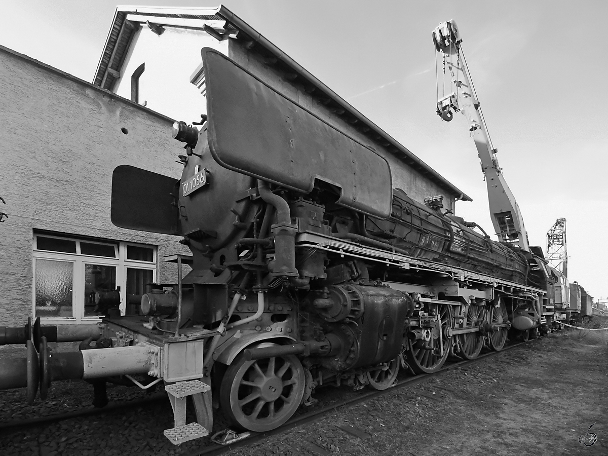 Die Dampflokomotive 01 1056 wurde 1940 gebaut und war Mitte September 2019 im Eisenbahnmuseum Darmstadt-Kranichstein zu sehen.