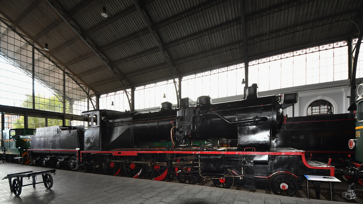 Die Dampflokomotive 240-4001  Mastodon  (Norte 4001) wurde 1912 gebaut und war Anfang November 2022 im Eisenbahnmuseum Madrid zu sehen.