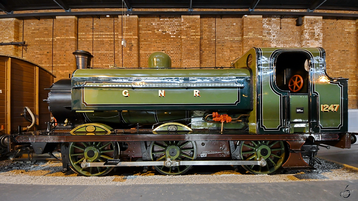 Die Dampflokomotive Class J52, No.1247 der Great Northern Railway wurde 1899 gebaut und wurde 1959 ausgemustert. (National Railway Museum York, Mai 2019)