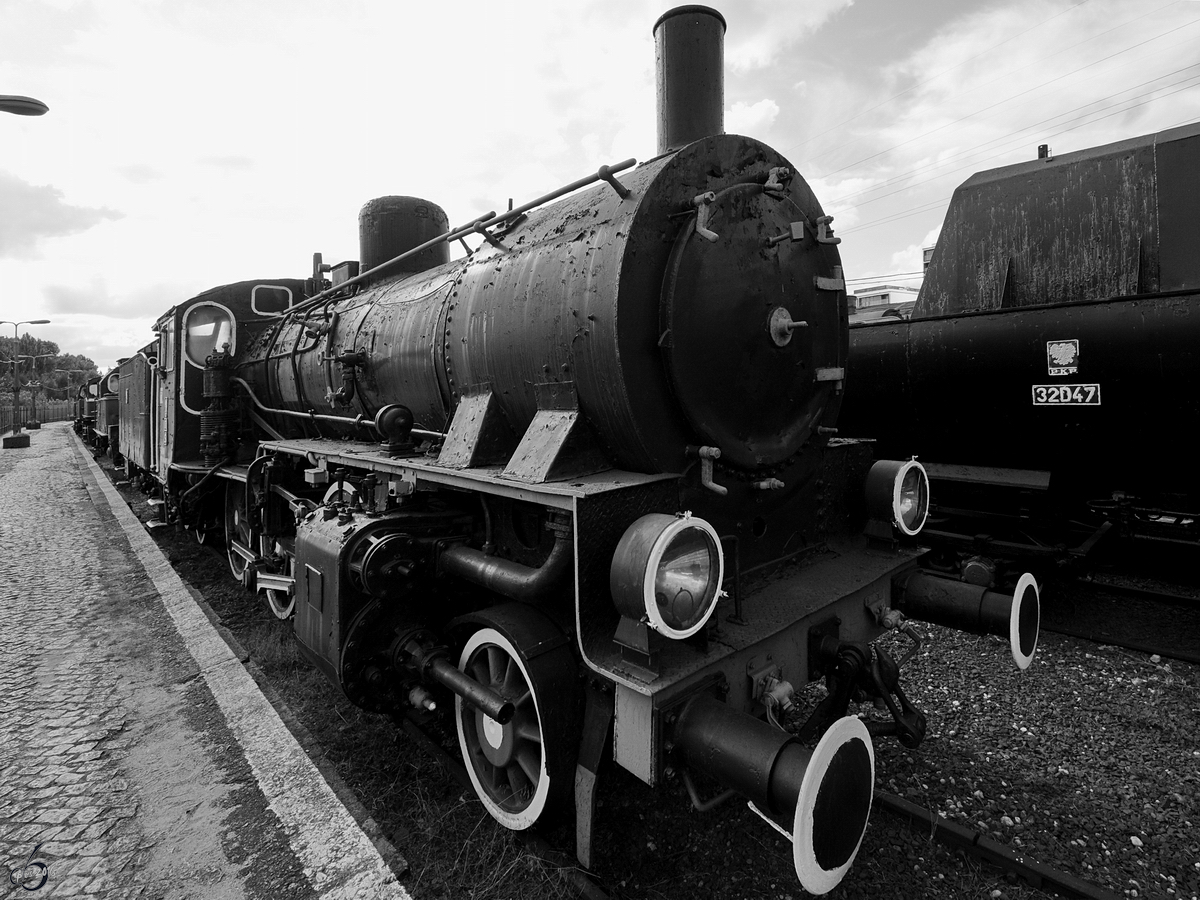 Die Dampflokomotive Oi1 (Preußische T6) im Eisenbahnmuseum Warschau (August 2011)