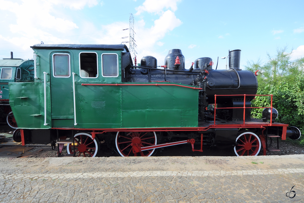 Die Dampflokomotive OKa1 im Eisenbahnmuseum Warschau (August 2011)