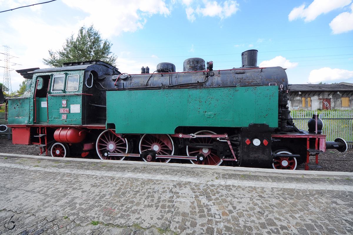 Die Dampflokomotive OKl27 im Eisenbahnmuseum Warschau (August 2011)