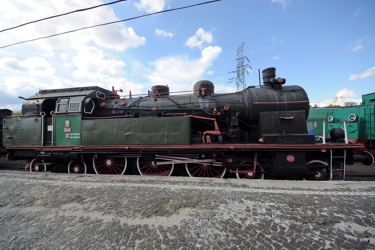 Die Dampflokomotive Oko1 (Preußische T18) im Eisenbahnmuseum Warschau (August 2011)