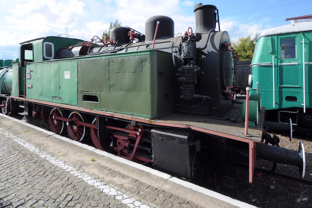 Die Dampflokomotive TKp im Eisenbahnmuseum Warschau (August 2011)