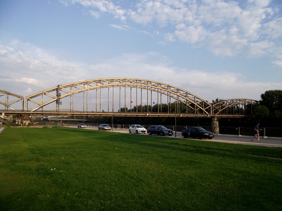 Die Deutschherrnbr�cke in Frankfurt am Main am 06.09.13