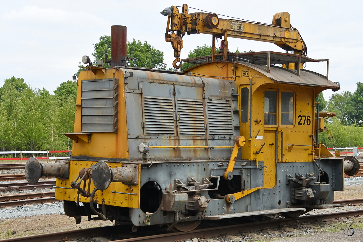 Die Diesellokomotive 276 war Ende Mai 2019 in Blerick zu sehen.