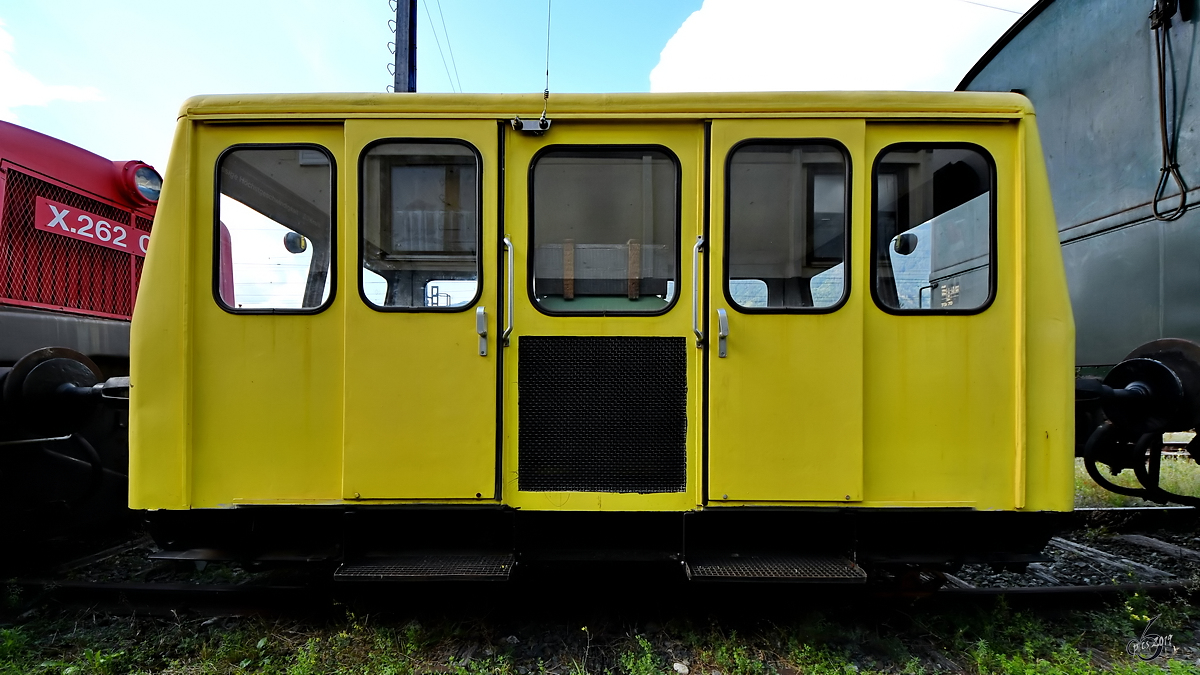 Die Draisine X 626.122 (Bahn-Motorwagen BM 100) war Ende August 2019 im Außenbereich des Heizhauses Lienz zu sehen.