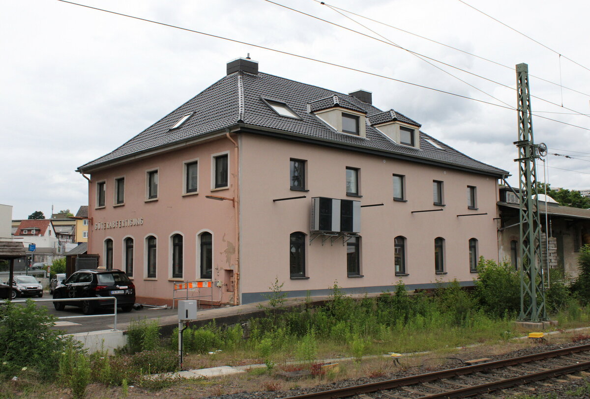 Die ehemalige Gterabfertigung am 08.06.2022 in Bad Hersfeld.