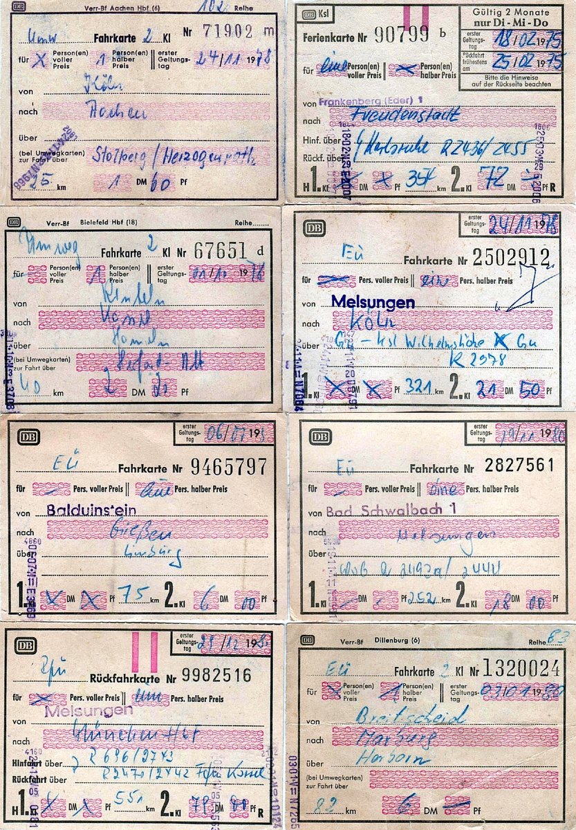Die Fahrkarten bitte ! (2)