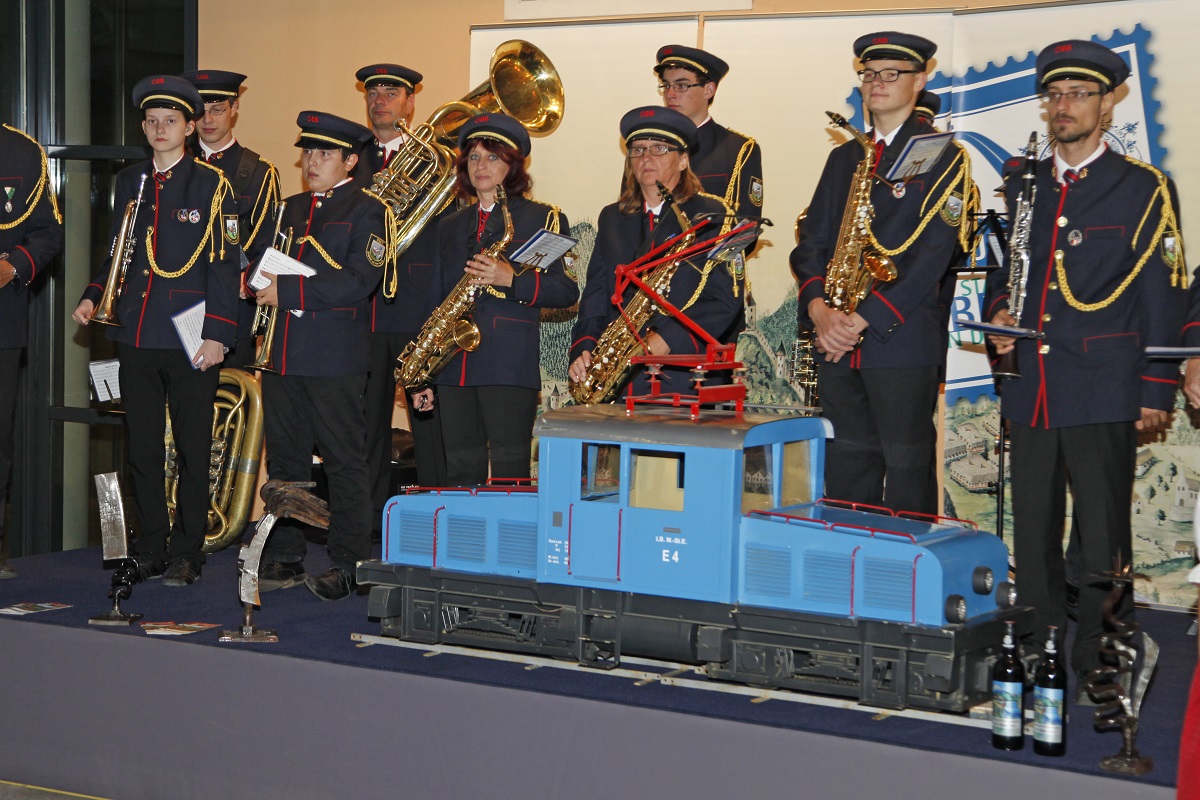Die Feierlichkeiten zum Hundertjahrjubilum der Breitenauerbahn fanden am Abend des 12.09.2013 im Rathaushof Bruck/Mur statt. Neben einer Ausstellung war auch das Modell der E4 zu sehen. Der Eisenbahnermusikverein Bruck/Mur sorgte fr die musikalische Umrahmung der Feier.