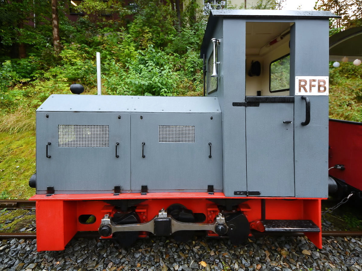 Die Feldbahndiesellokomotive LKM Ns2f  Anneliese  war Ende September 2020 im sächsischen Schmalspurbahnmuseum Rittersgrün zu sehen.