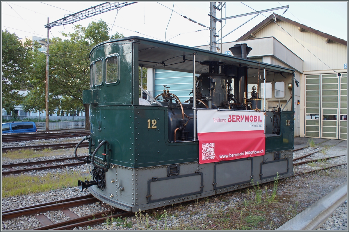 Die G 3/3 12, 1894 BTG (Eigentum der Stiftung BERNMOBIL historique) ist in Vevey angekommen. Das Berner Dampftram stellte einen Höhepunkt im September Event  Es war einmal - Gleise in der Stadt  dar.

2. September 2021