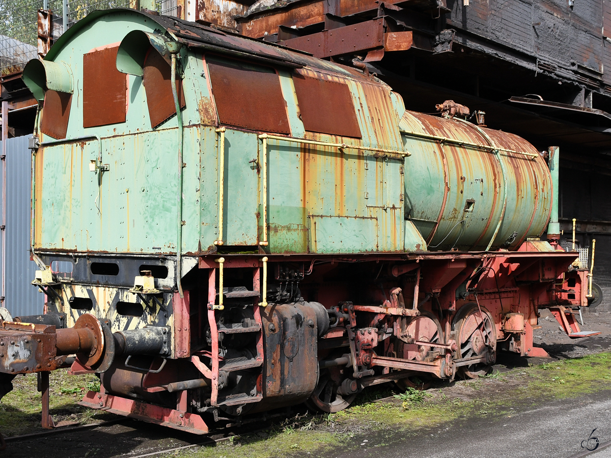 Die Henschel Dampfspeicherlokomotive Nr.24370 auf dem Museumsgelände der Henrichshütte. (Hattingen, September 2017) 