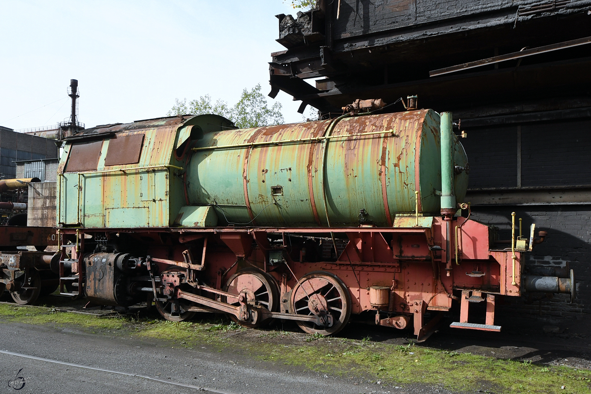 Die Henschel Dampfspeicherlokomotive Nr.24370 auf dem Museumsgelände der Henrichshütte. (Hattingen, September 2017)
