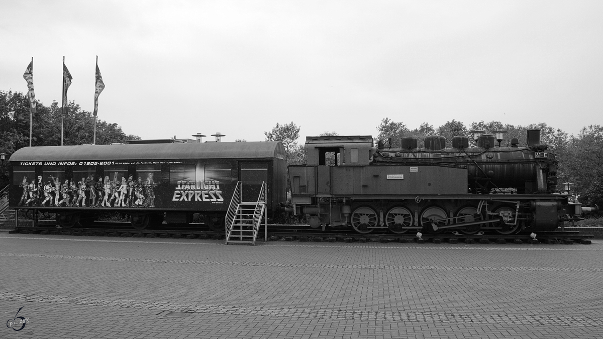 Die Hibernia 41-E ist eine Dampflokomotive von Henschel  Typ Bochum  aus dem Jahr 1942. (Bochum, September 2014) 