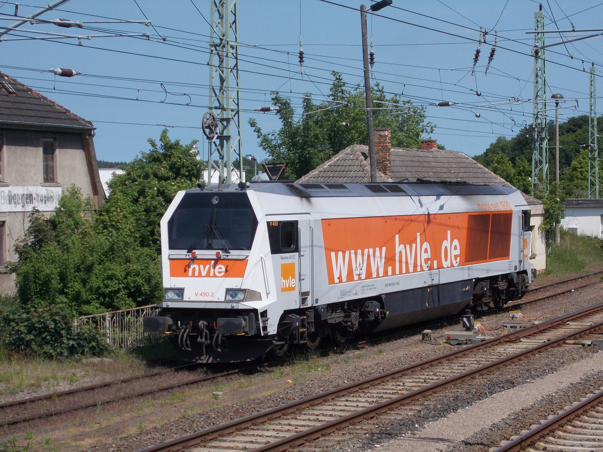 Die hvle Maxima V490.2,am 27.Mai 2016,in Bergen/Rügen.