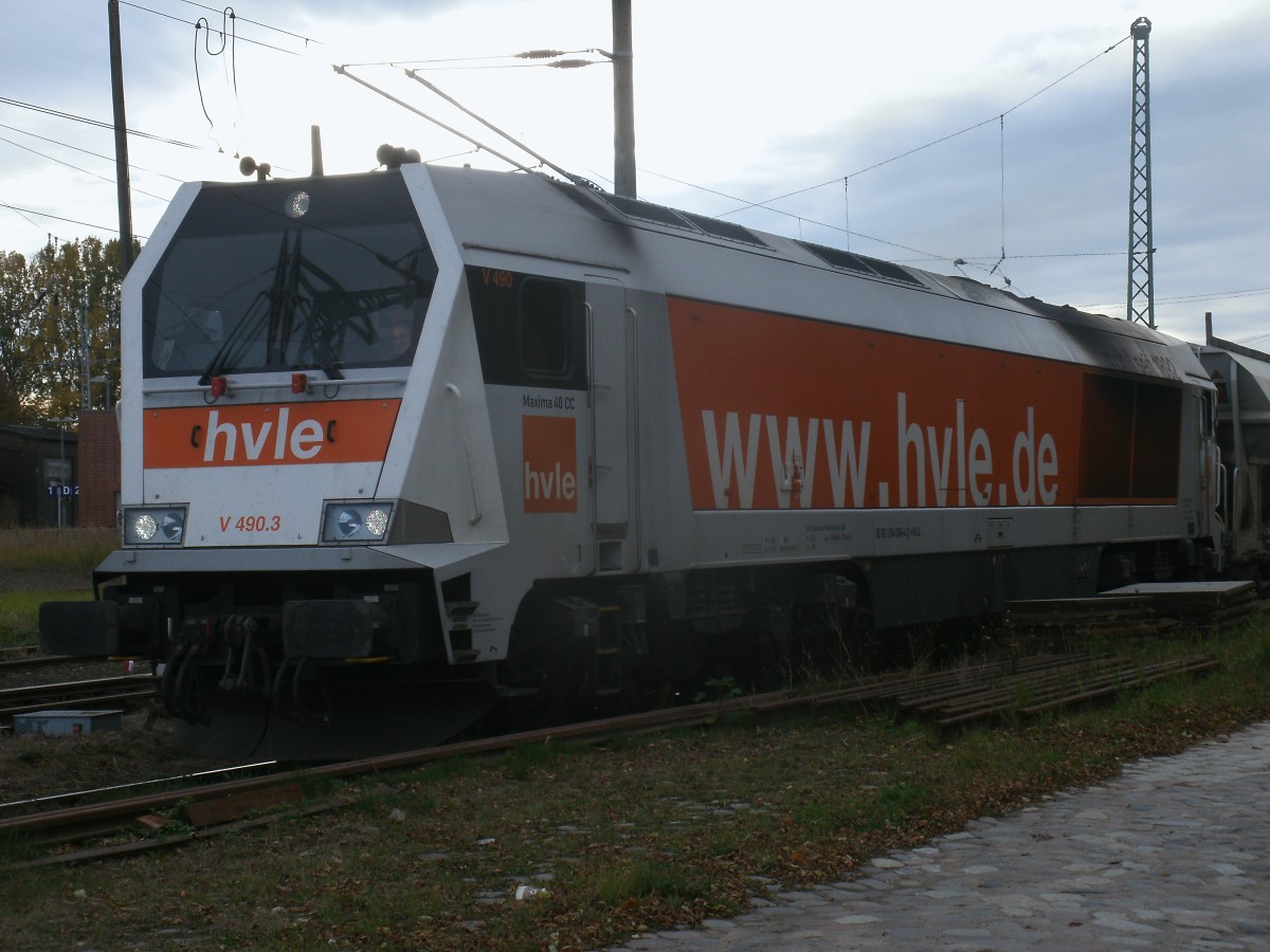 Die hvle Maxima V490.3,am 23.Oktober 2013,in Bergen/Rgen.