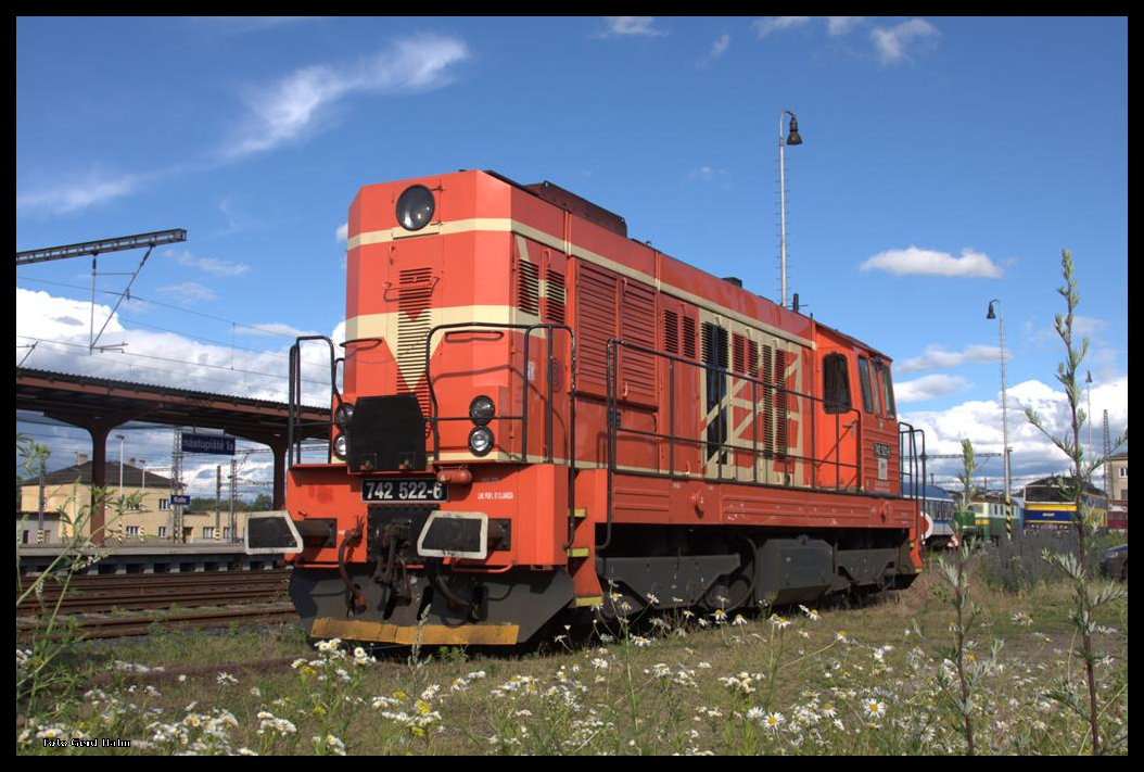 Die IDS Cargo 742522 stand am 17.06.2016 in tollem äußeren Zustand im Bahnhof Kolin.