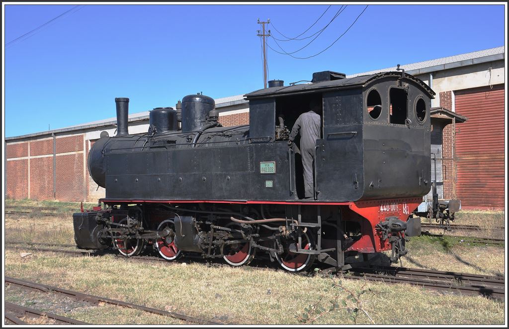 Die kleine Mallet 440.008 in Asmara. (11.12.2014)