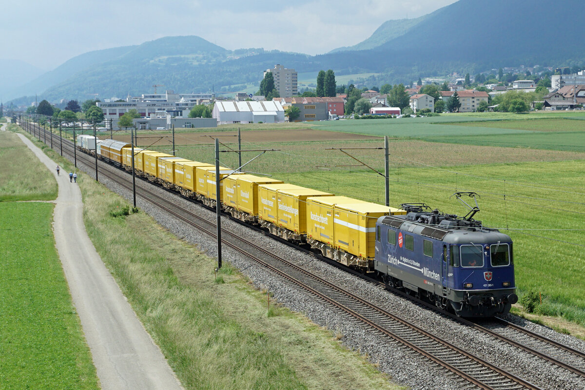 Die letzten Re 421 von SBB Cargo National. Von den ursprünglichen 26 Re