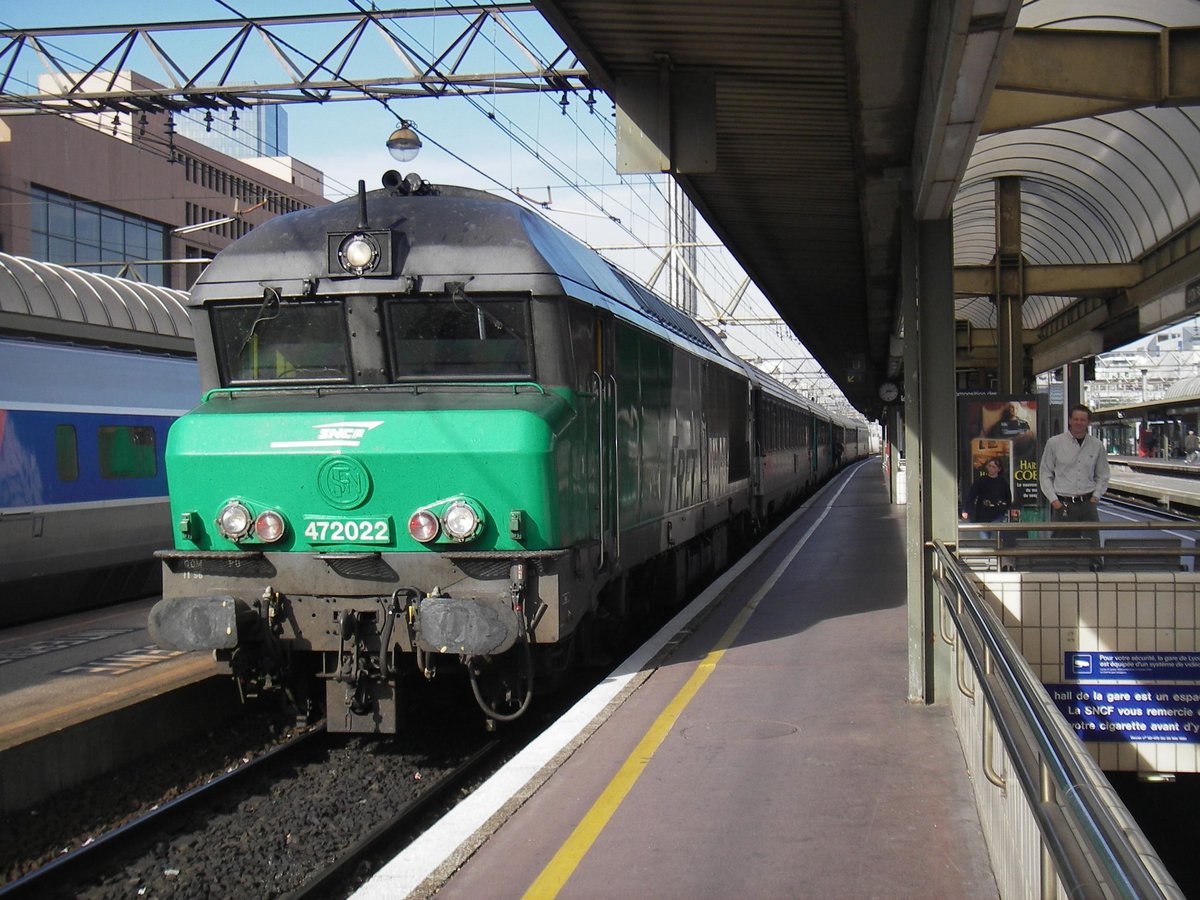 Die Lokomotive 472022 aufgenommen in Lyon bei meiner Frankreichreise im Jahr 2005
