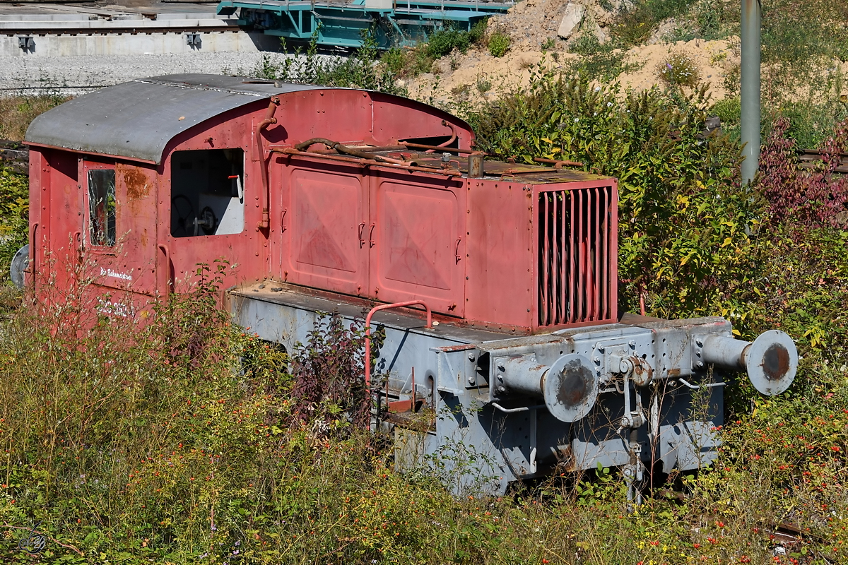 Die Rangierlokomotive 323 052-1 wurde 1944 bei Deutz gebaut. (Eisenbahnmuseum Heilbronn, September 2019)
