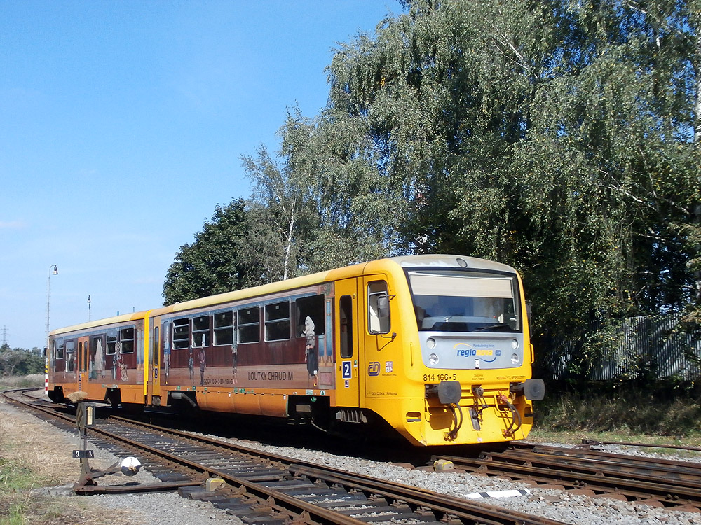 Die Reihe 814-914  Regionova  in Vysoké Mýto. (24.9.2014)