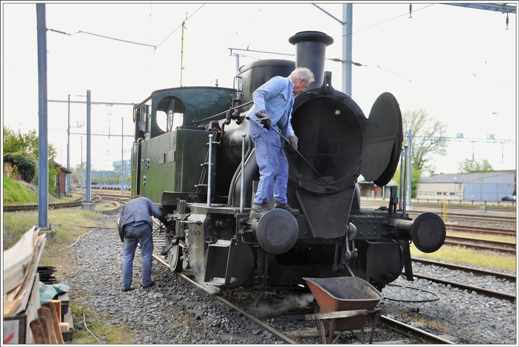 Die  Rosa  wird ausgeschlackt. (28.04.2016)