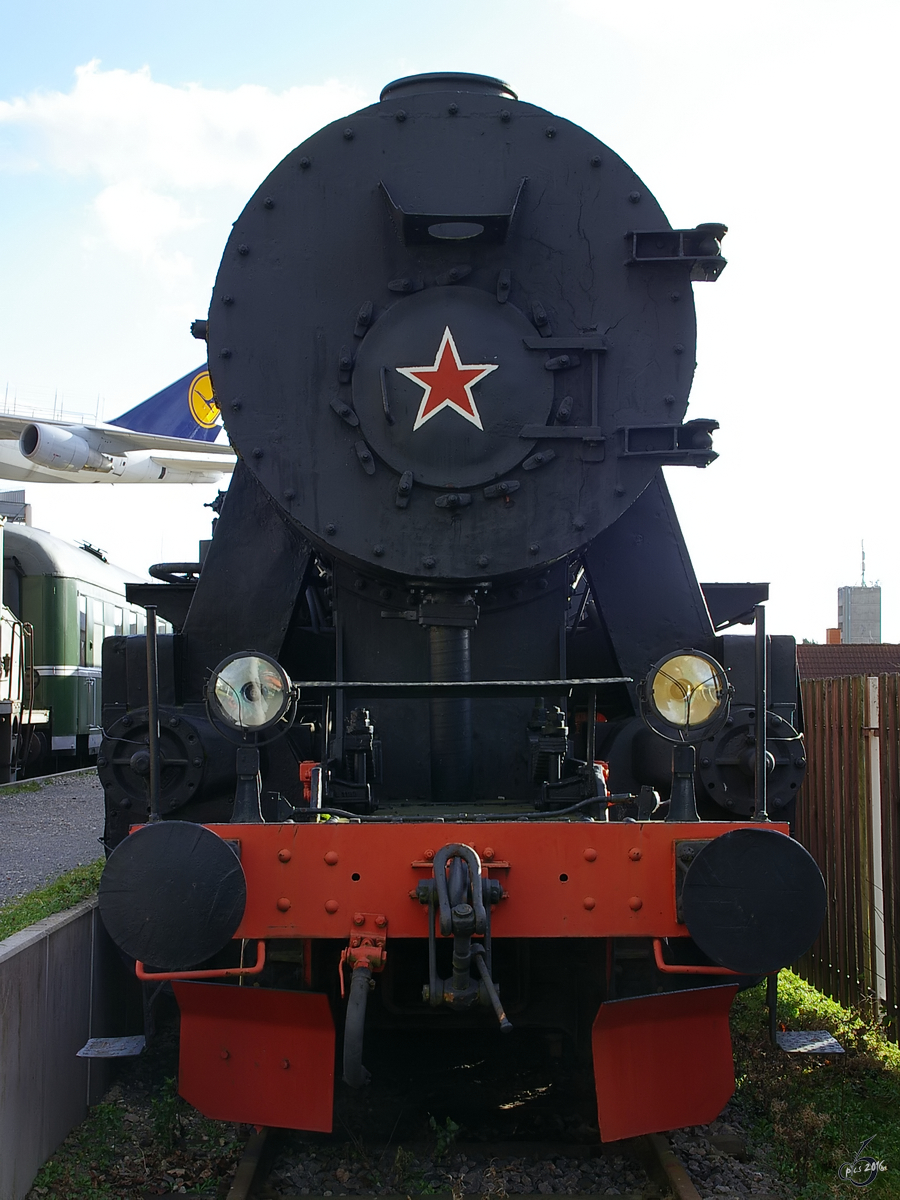 Die Russische Dampflokomotive ТЭ-3915 im Technikmuseum Speyer (Januar 2007)