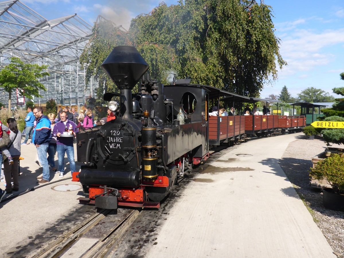 Die SchBB Lokmannschaft grüsst auf diesem Weg ihre Kollegen in Muskau. 
Foto vom 6.9.2015