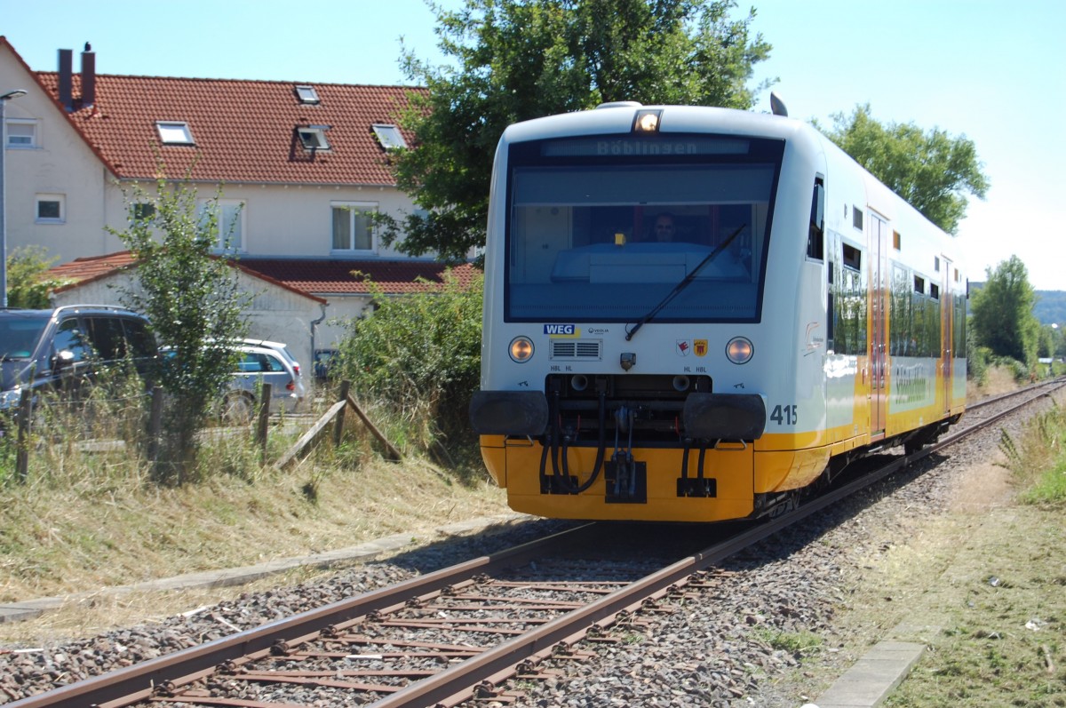 Die Schnbuchbahn am 16. August 2013 bei Holzgerlingen.