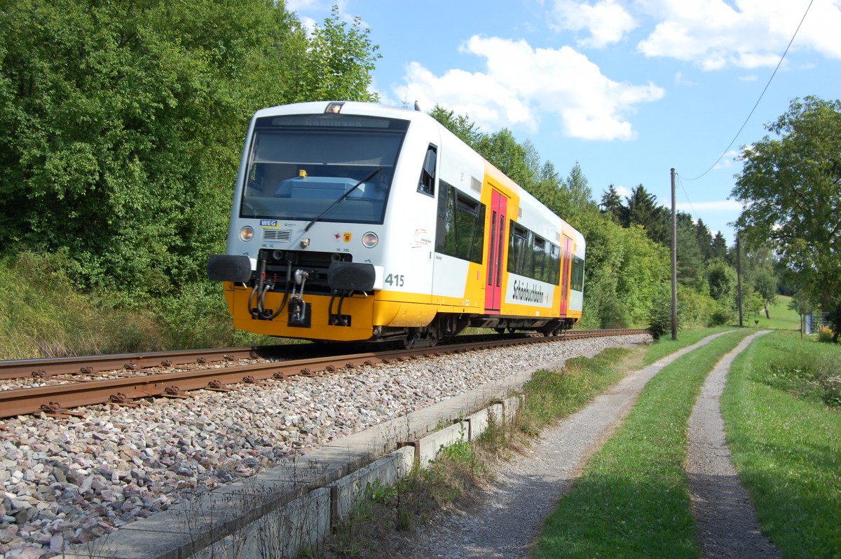 Die Schnbuchbahn am 17. August 2013 bei Weil im Schnbuch.

