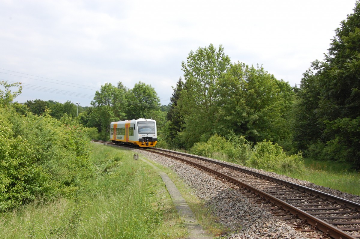 Die Schönbuchbahn am 27. Mai 2015 bei Böblingen.
