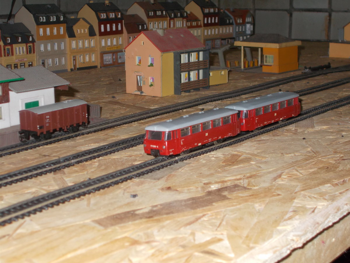 Die TT Ferkeltaxe auf meiner Anlage.Aufnahme am 08.April 2018.