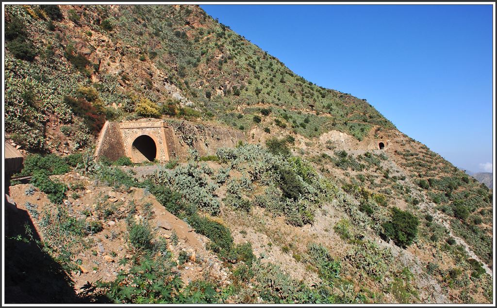Die Tunnels 17 und 18 sind hier zu sehen.(05.12.2014)