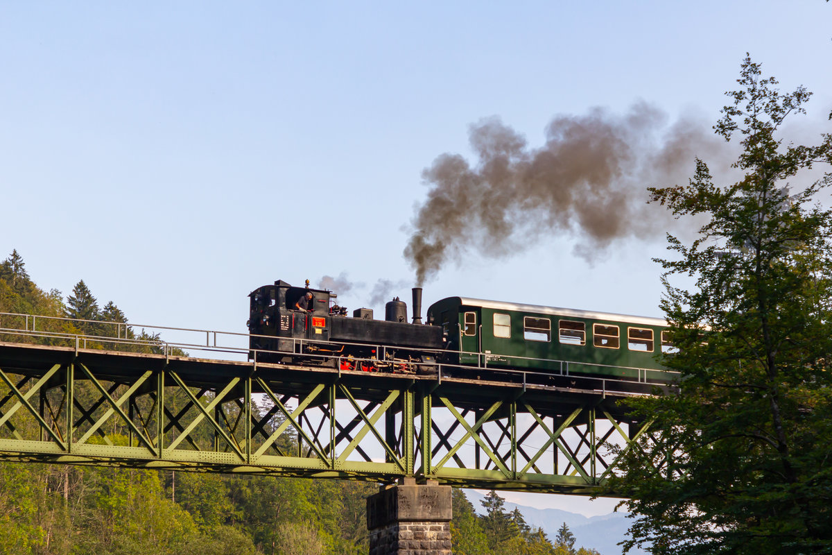 Die U25 auf der Sporeneggbrücke. 19.09.20