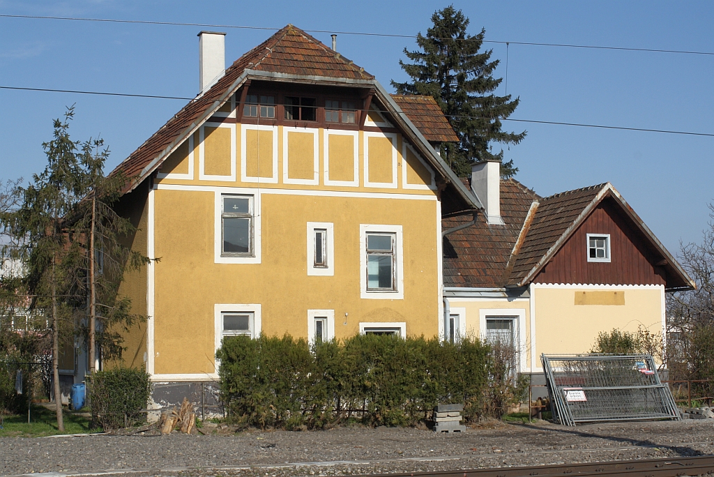 Dienstgebäude der ehemaligen Hst. Kagran am 05.April 2015.