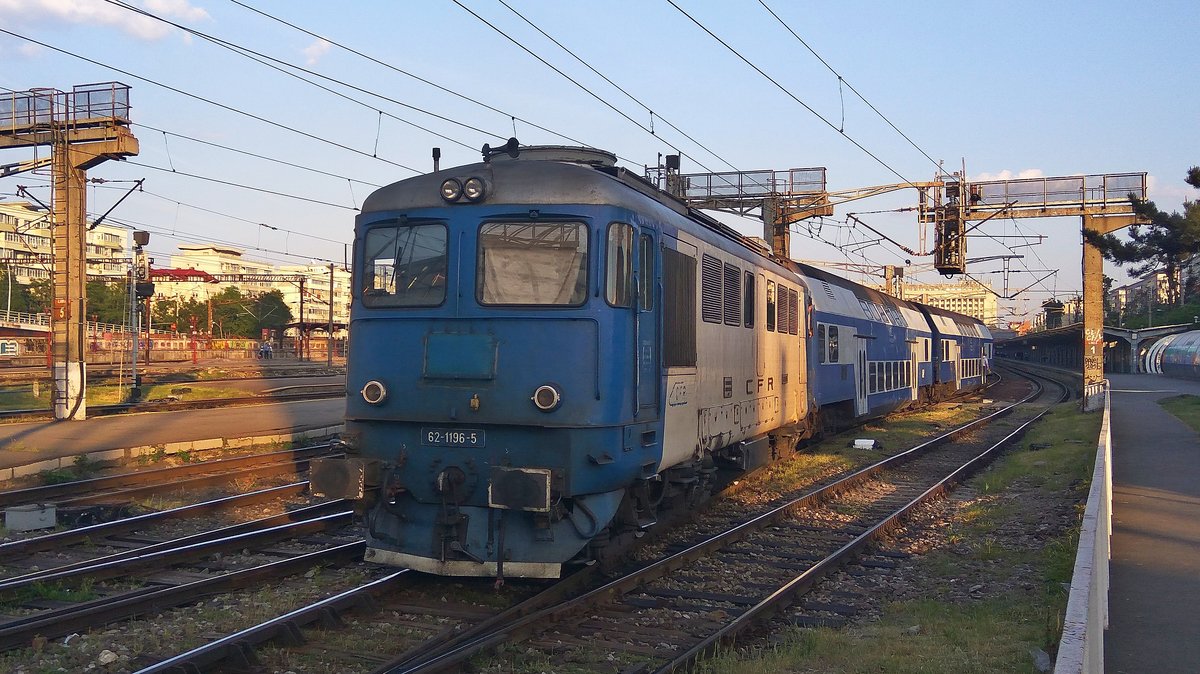 Diesellok 62-1196-5 mit Regio am 26.04.2018