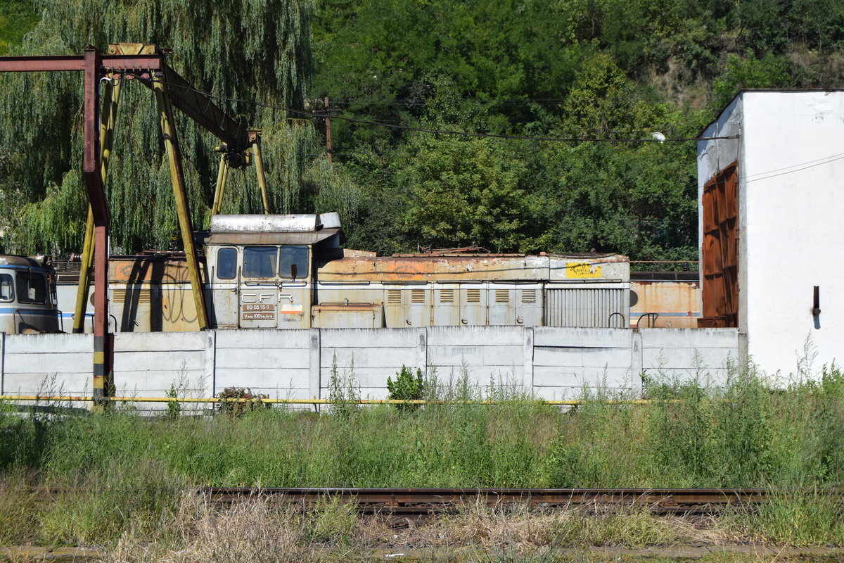 Diesellok 80-0515-9 in Bahnbetriebswerk Sighisoara am 28.08.2016.