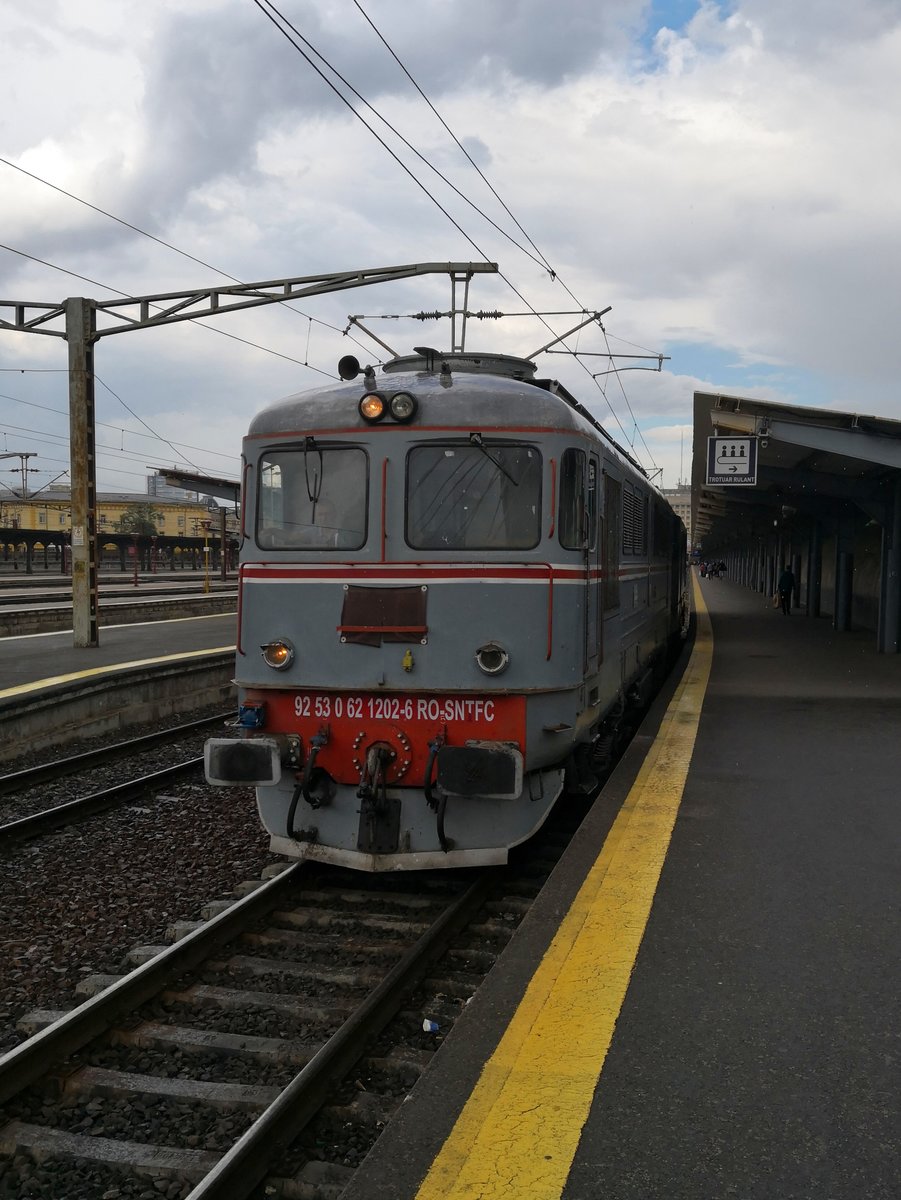 Diesellok 92-53-0-62-1206-6 an Gleis 1 im Nordbahnhof Bukarest am 29.06.2018
