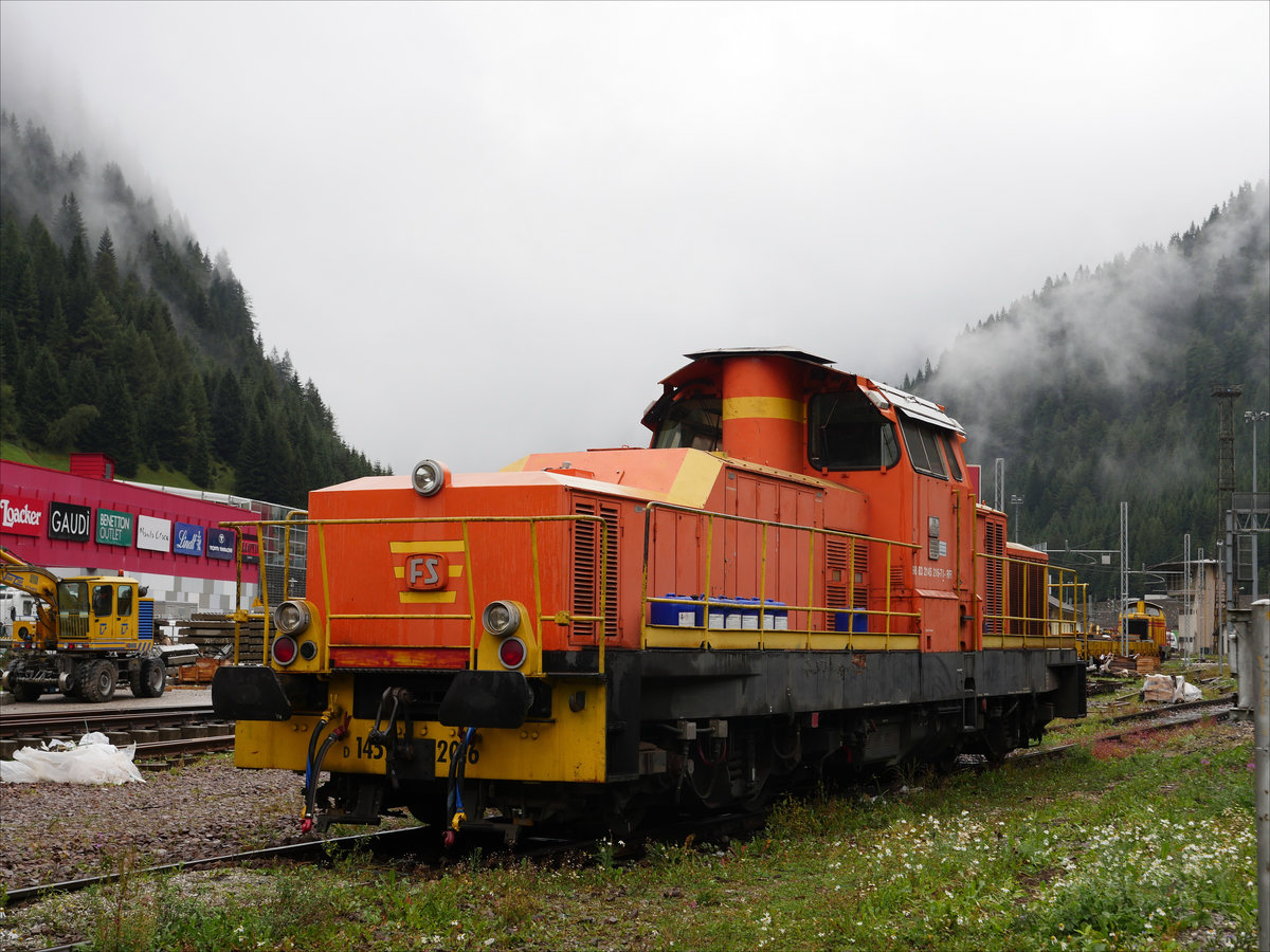 Diesellok FS D 145 2016 (98 83 2145 216-7 I-RFI) wartet am Brenner/Brennero auf neuen Einsatz; 07.09.2019



