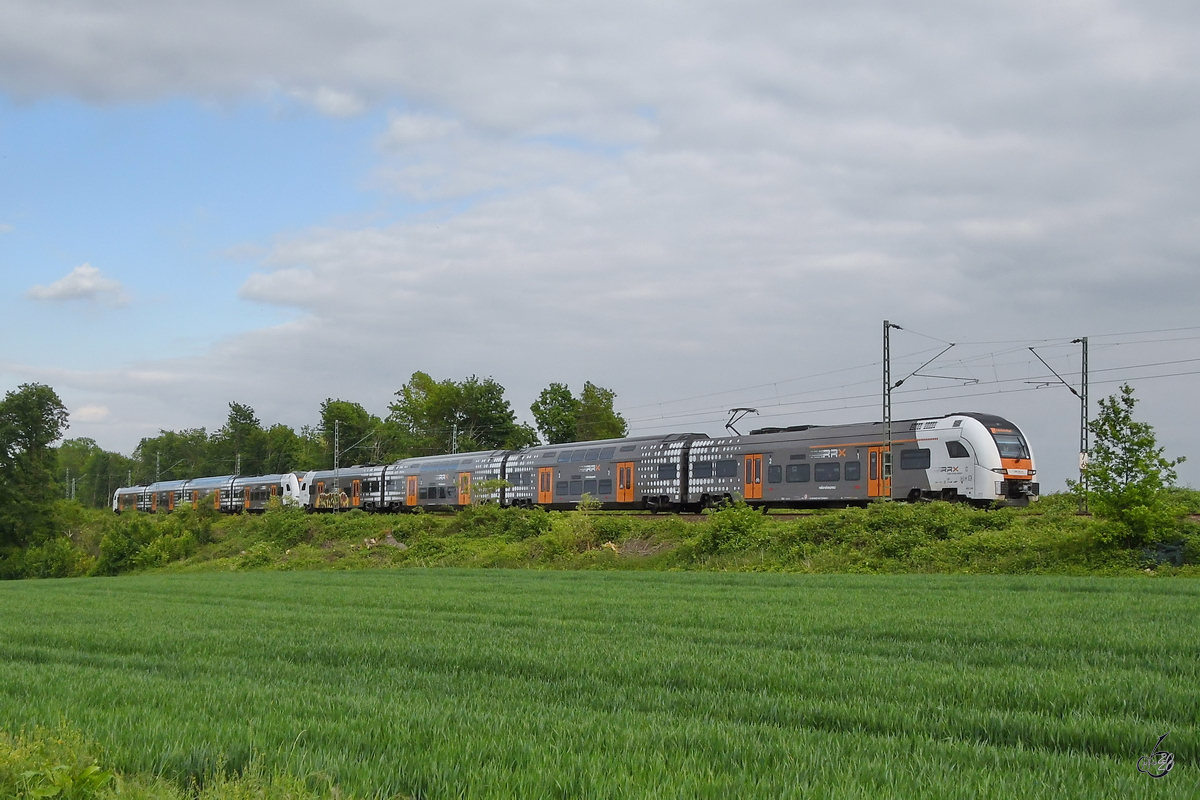 Dieser RRX-Desiro HC war Anfang Mai 2020 in Bochum-Wattenscheid zu sehen.