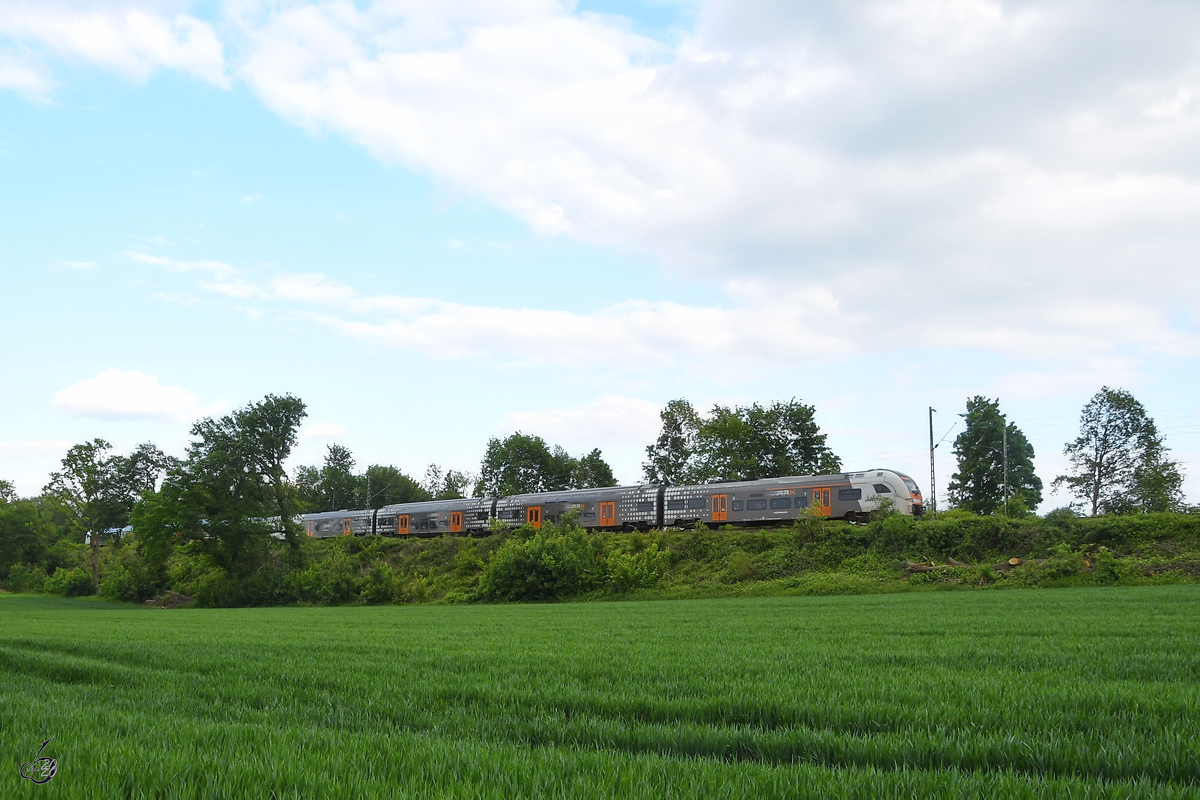 Dieser RRX-Desiro HC war Anfang Mai 2020 in Bochum-Wattenscheid zu sehen.