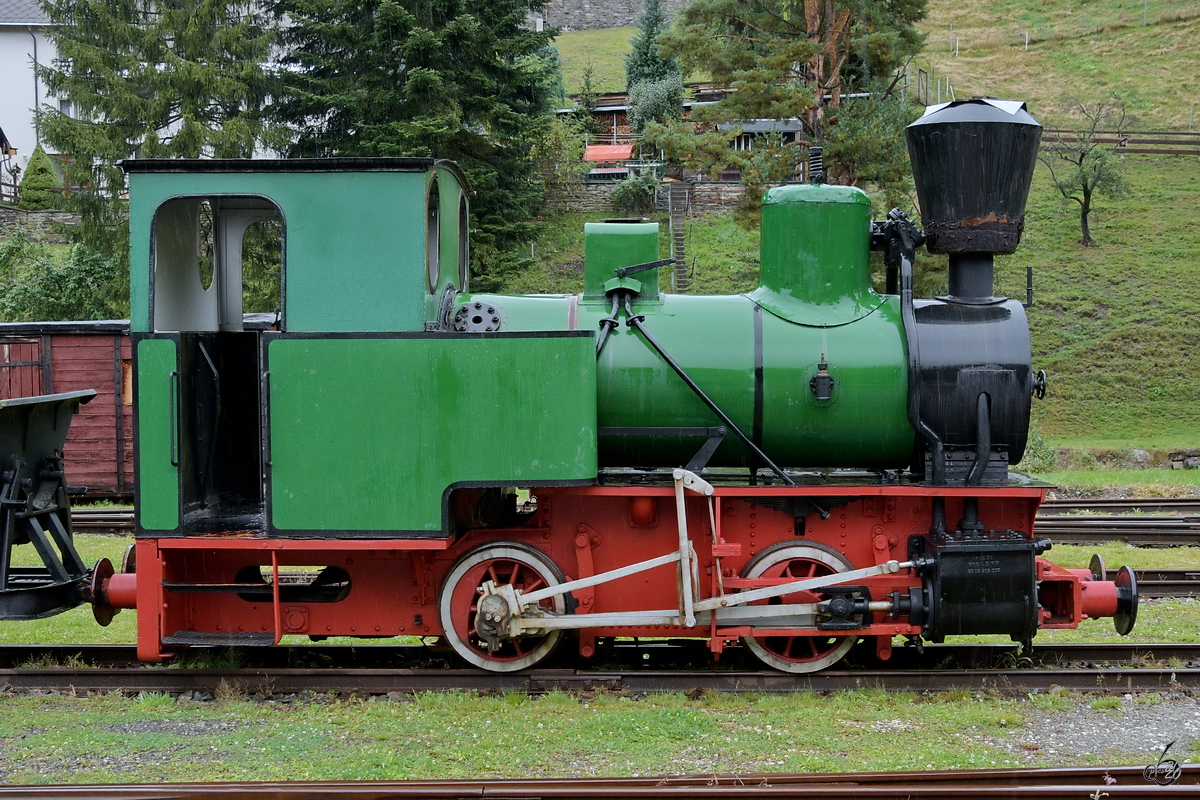 Dieses 1903 gebaute Exemplar mit der Fabrik-Nummer 1162 ist die älteste Dampflokomotive von O&K auf deutschem Boden. (Sächsisches Schmalspurbahnmuseum Rittersgrün, September 2020)