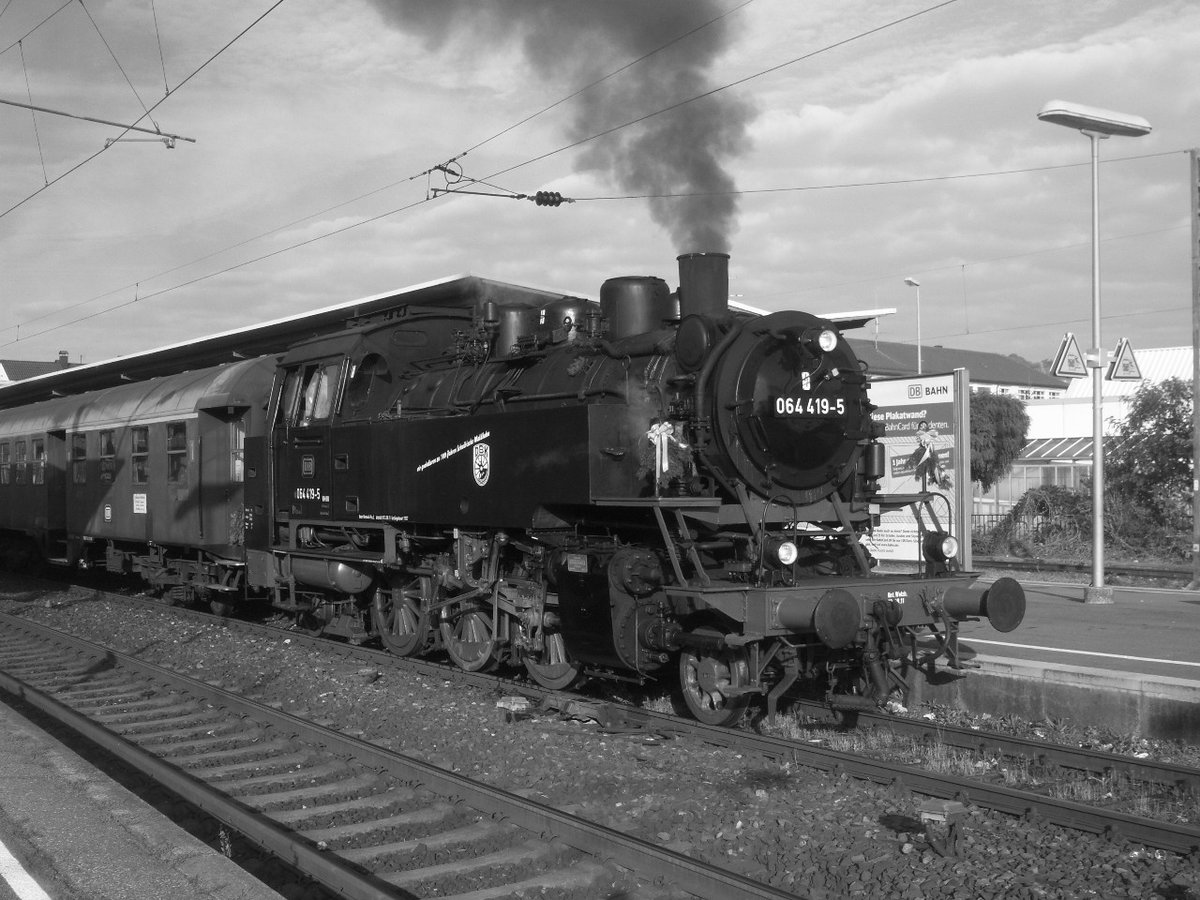 Dieses Schwarz Weiß Foto entstand auch am 23.9.2011 in Schorndorf  