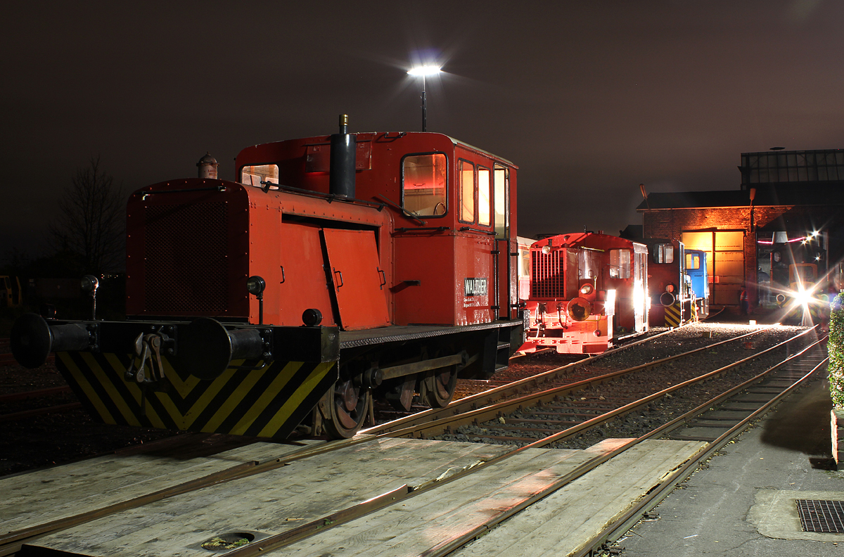 Diverse Kleinloks bei der langen Nacht der Museen im Rheinischen Industriebahnmuseum K�ln am 09.11.2013