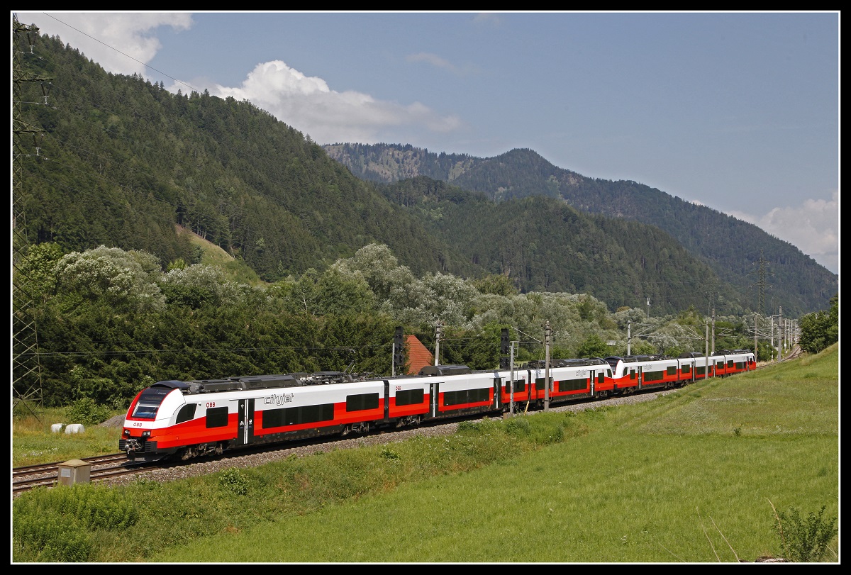 Doppelgarnitur 4744 bei Mixnitz am 4.07.2019.