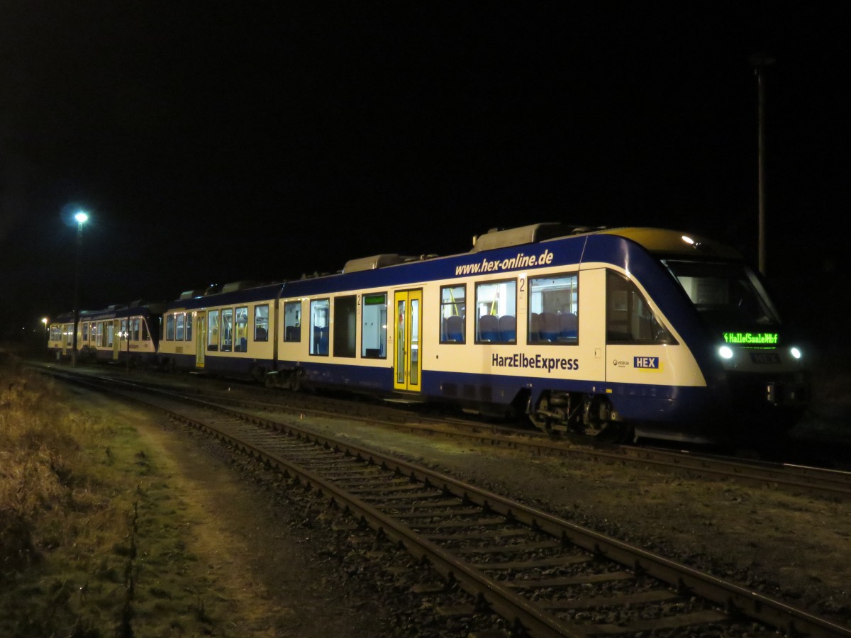 Doppeltraktion Lint 41 am 20.01.2015 in Halberstadt 