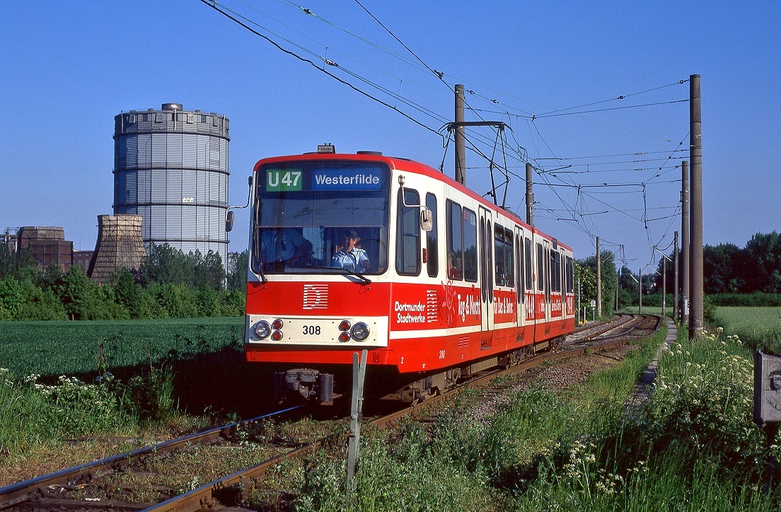 Dortmund Tw 308 in Obernette, 16.05.1998.