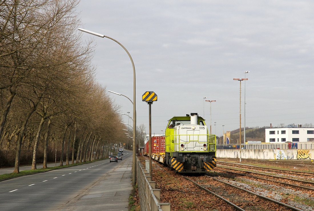 Dortmunder Eisenbahn 1115 // Dortmunder Hafen // 23. März 2021
